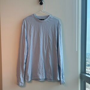ASOS Sky Blue Long Sleeve Men's Tee